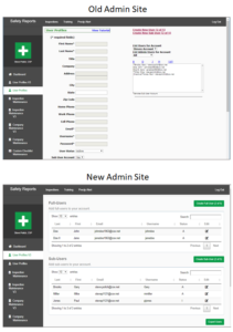 Old admin - New admin