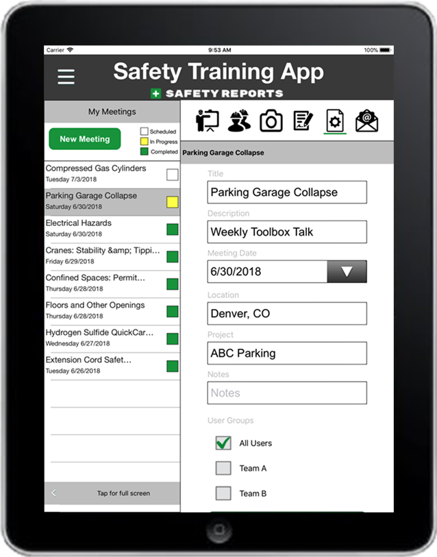Safety Training App