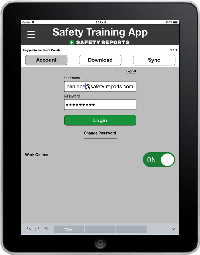 Safety Training App