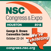NSC Congress & Expo 2018 (Houston, TX) Were exhibiting - NSC Congress & Expo 2018 (Houston, TX)