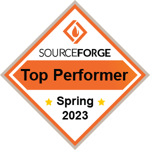 SourceForge Top Performer Sprint 2023 badge
