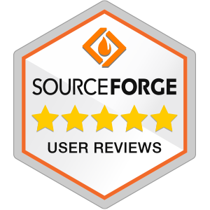 SourceForge User Review Badge - 5 stars