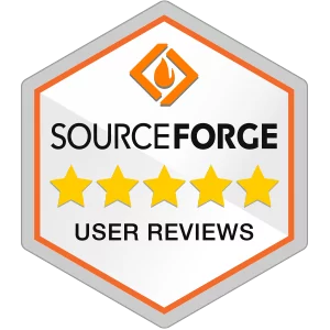 SourceForge User Review Badge - 5 stars