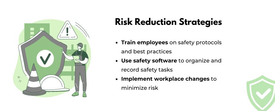 how to reduce risk in the workplace, risk reduction, safety risks